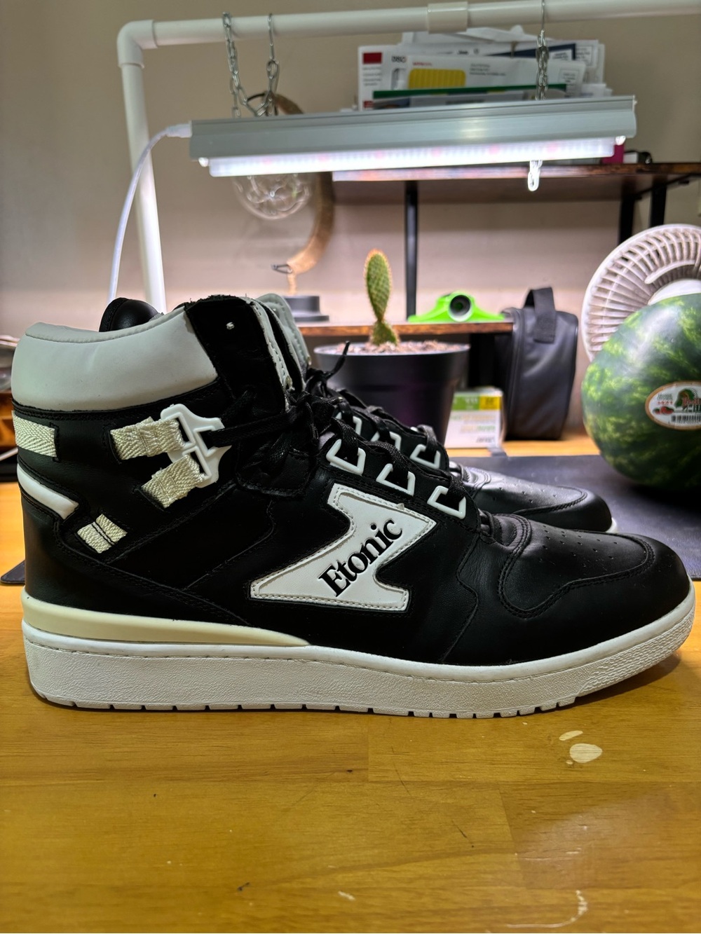 ETONIC HIGH TOP BASKETBALL SNEAKERS MENS.